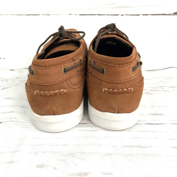 Apex Boat Shoes Men’s 11.5 M Brown Leather Slip On - Picture 8 of 12